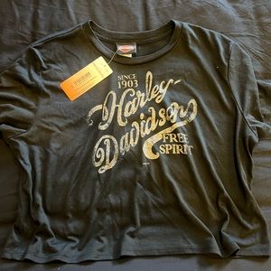 NWT HARLEY DAVIDSON SIZE L CROP TOP
